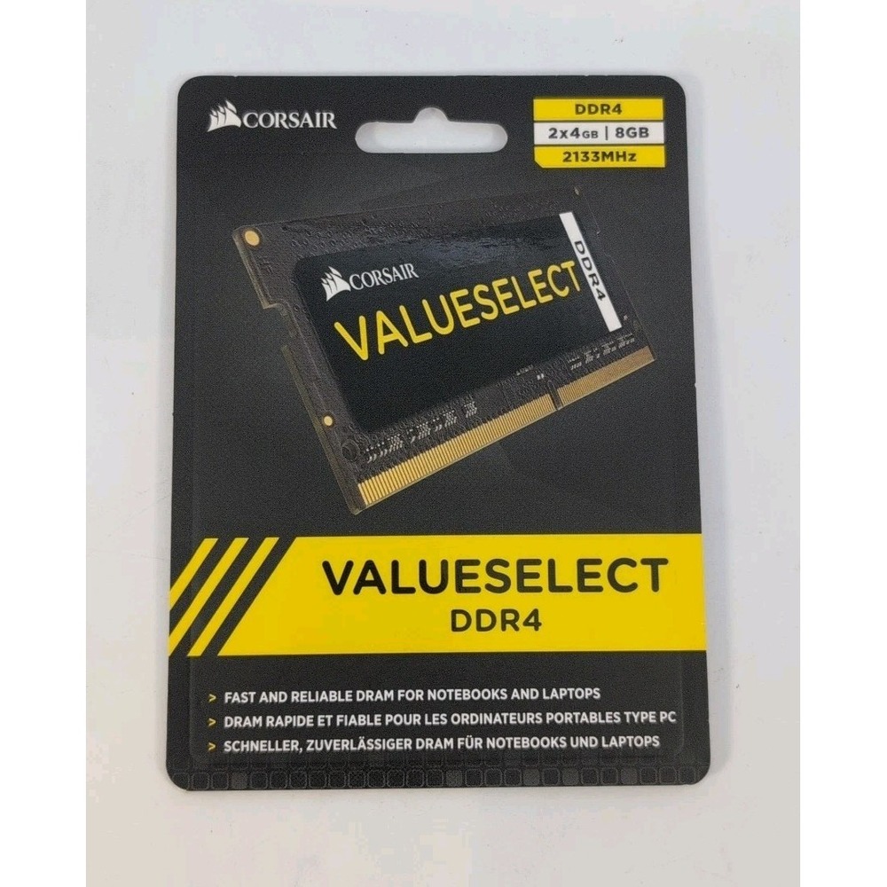 Corsair ValueSelect 8GB (2x4GB) DDR4‎ 2133MHz SO-DIMM Laptop RAM